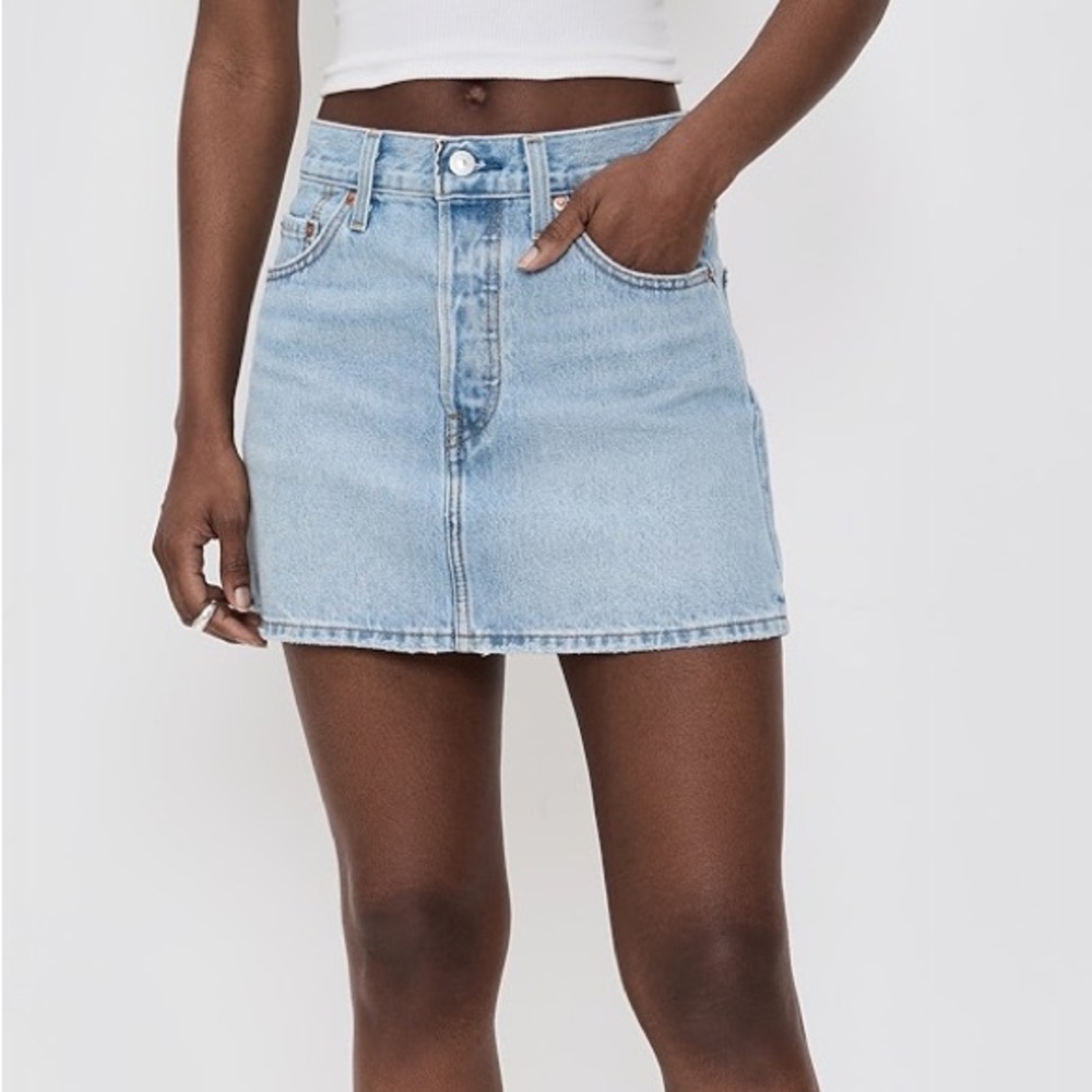 Pistola Denim Mini Skirt